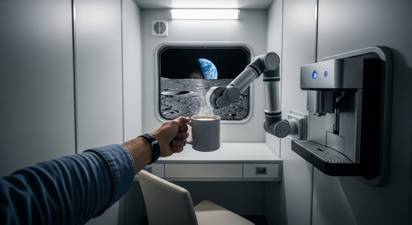 Lunar Life - Getting Coffee 01