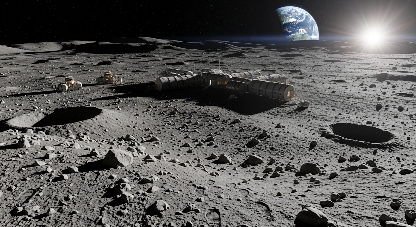 Lunar Life - Moon Colony 02