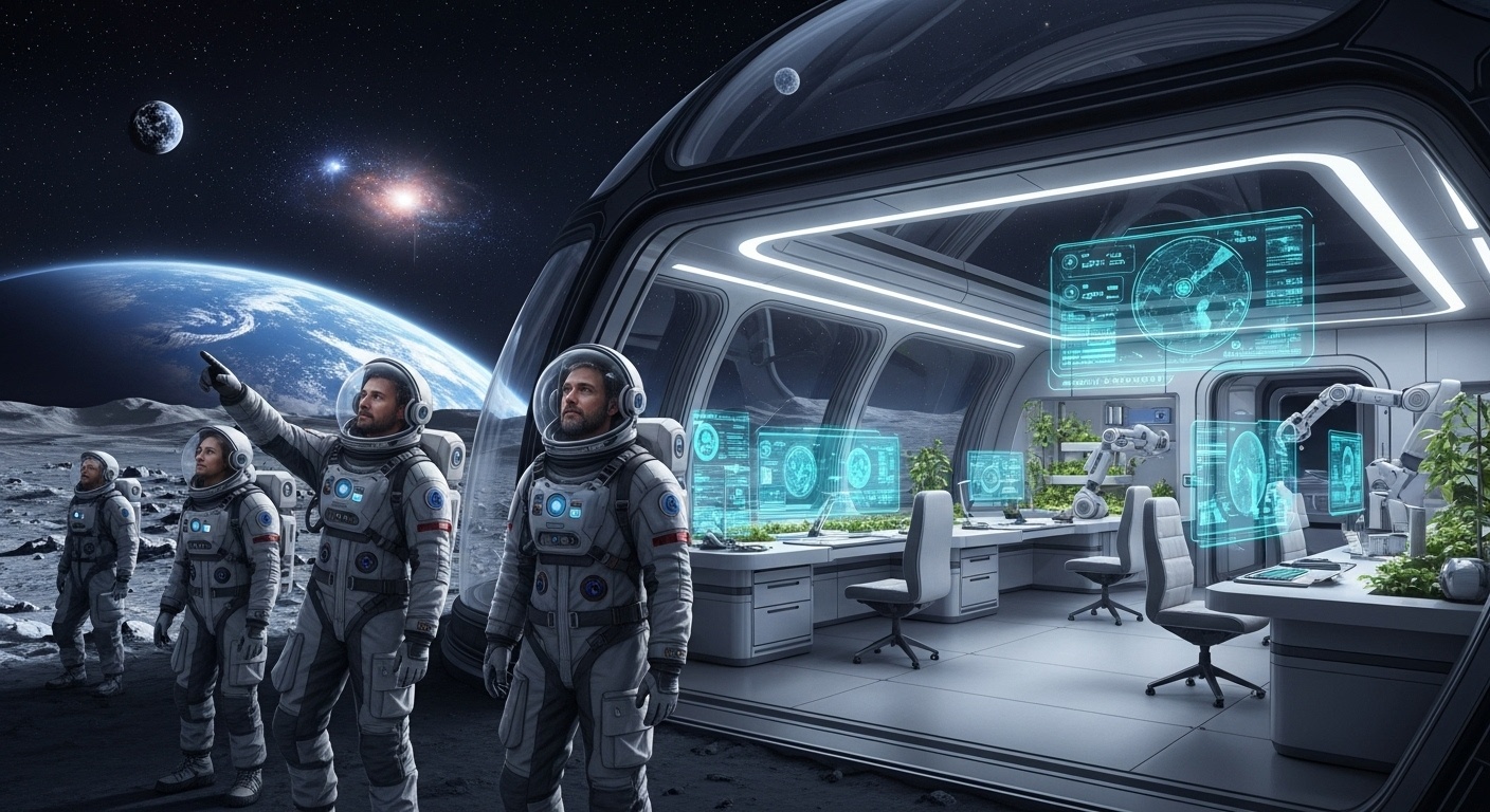 Lunar Life - Outside Buildings 01