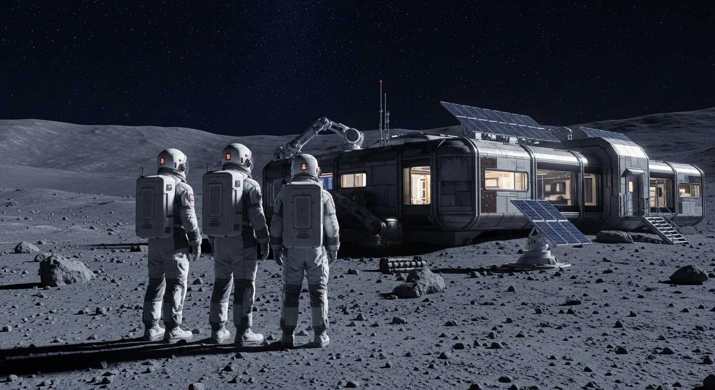 Lunar Life - Outside Buildings 02