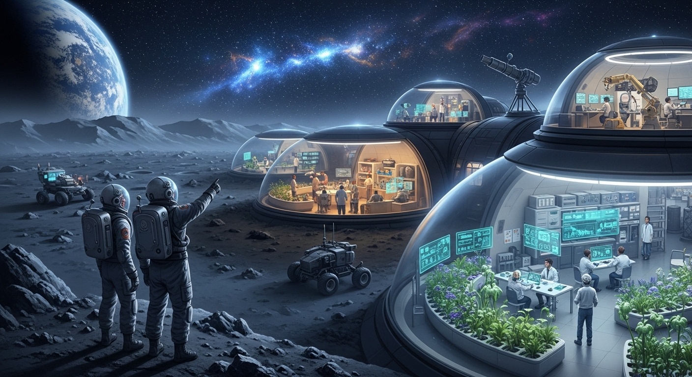 Lunar Life - Outside Buildings 03